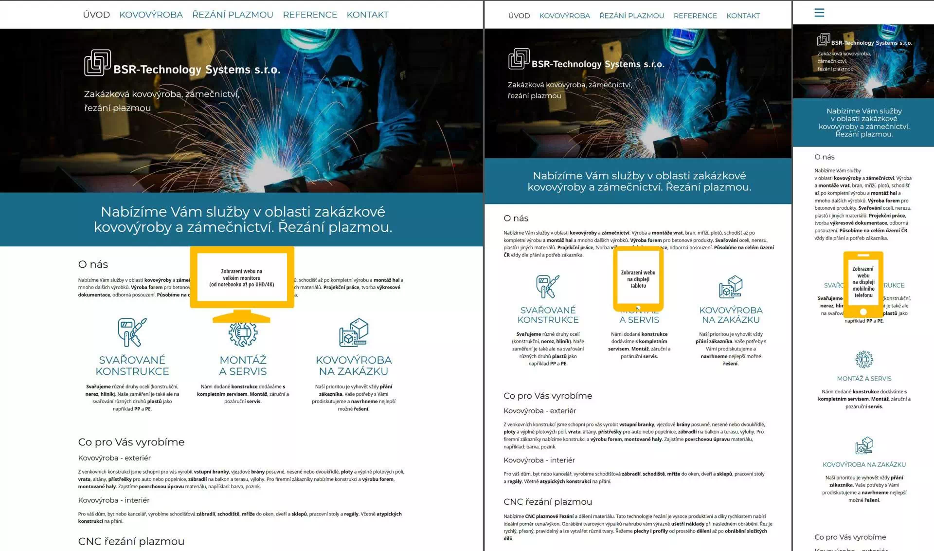 Reference Web - Řezání plazmou